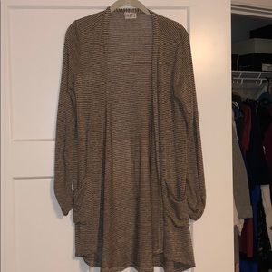 H.I.P. Cardigan black and brown